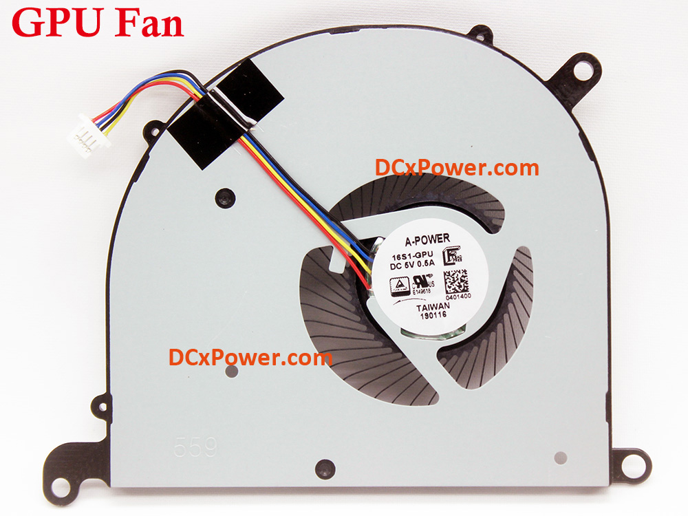 (image for) Laptop Internal Fan for MSI PS63 Modern 8M 8MO 8RC 8RD 8RDS 8SC MS-16S1 MS-16S2 Series CPU GPU Cooling Inside Left Right Cooler Assembly Genuine